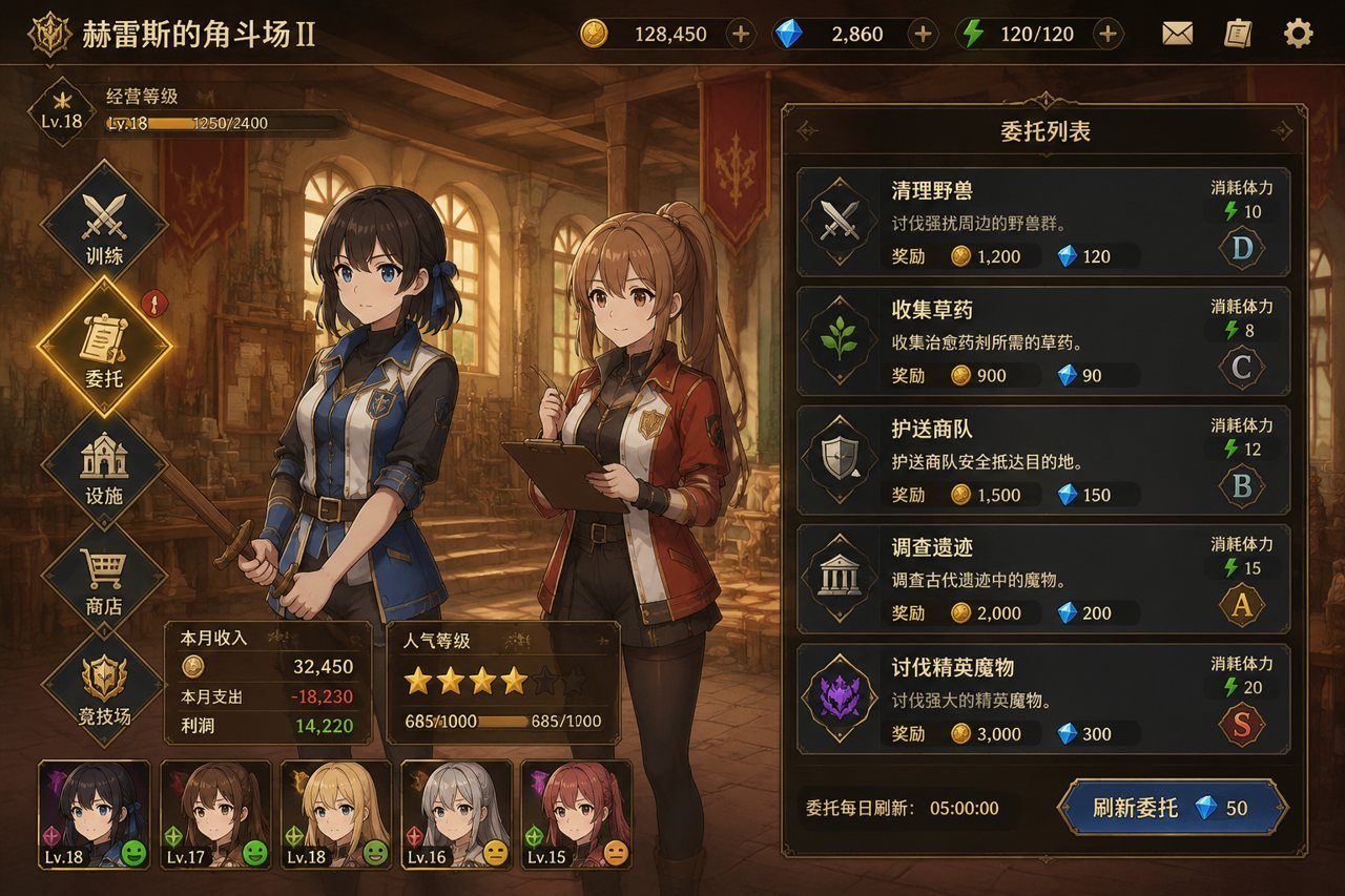 赫雷斯的角斗场Ⅱ 中文界面 资料图 8