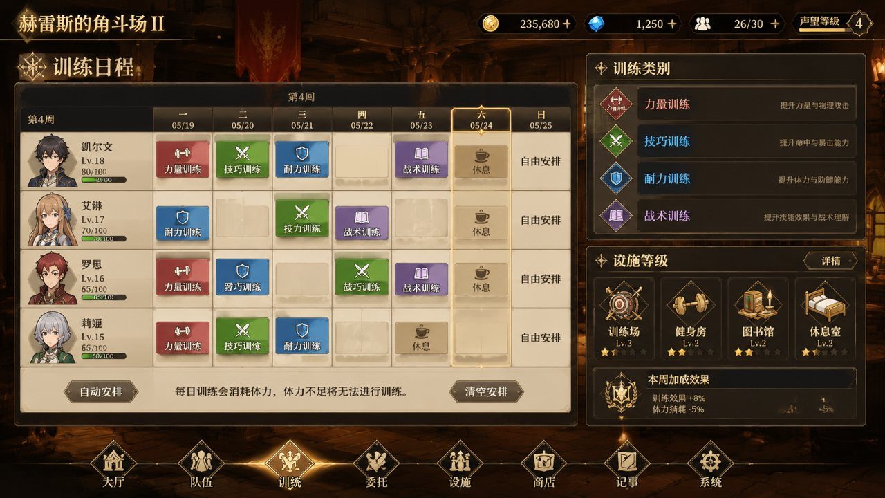 赫雷斯的角斗场Ⅱ 角色路线 专题图 1